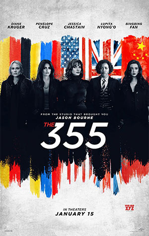 The 355 poster